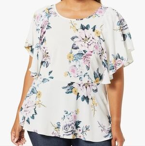 Nwot City Chic Women's Apparel Women's Summer Love Blouse Size 20